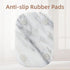Jusmioke Natural Marble Soap Dish for Bathroom Shower SinkStone Soap Holder with Drying