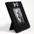 Lawrence Frames Wash Dog Frame with Bone Ornament, 4 by 4-Inch, Black