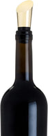 Viski Heavyweight Stainless Steel Wine Bottle Stopper - Gold Finish with Soft Touch Silicone Base, Set of 1