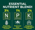 3-1-2 8oz Gardenera Proffesional Tomato Spray Fertilizer Mist for Home Gardening | Gentle Blend Mist for Healthy Leaves
