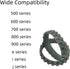 4 Pack Replacement Tires Compatible with iRobot Roomba j7, 500,600,700,800,900, e and i Series Models, Anti-Slip Wheel Tires Replacement, Great Adhesion and Easy Assembly