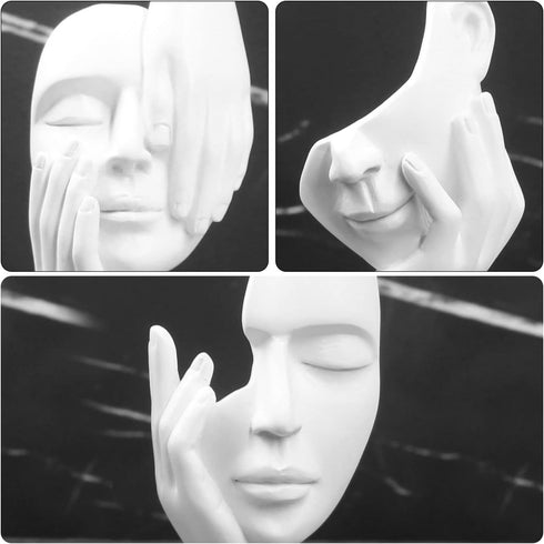 prosfalt 3 Pcs Thinker Statue,Modern Home Resin Sculptures,Collectible Figurines for Home Office Bookshelf Desktop