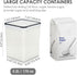 4 5.2L 175oz, 4 4 24 Vtopmart PCS Large Food Storage Containers / Pieces BPA Free Plastic Airtight Canisters for Flour
