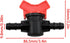 ZAC-Irrigation Accessories for Home Gardening, 3/8inch Drip Irrigation Switch Valve, 4pcs
