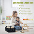 Small Collapsible Baskets, Fabric Storage Bin Organizer for Shelves, Dark Gray for Underwear, Socks, Baby Products
