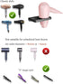 Wall Mount for Blow Dryer - Hair Tool Storage Organizer, Compatible with Flat Iron Holder (Black)