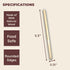Fill 'n Brew Wood Coffee, Tea & Beverage Stirrers - 500 Count, 5.5" Length, 1 Box of Stir Sticks