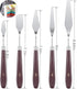 Cake Cream Spatula 5 Pieces, Stainless Steel Cake Apatula with Frosting Icing Decorating Knife