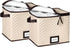 Hold N Storage Wine Glass Storage Set of 2, Each Holds 12 Champagne Flute Glasses Up to 11" H