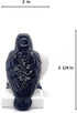 Rustix Quoth The Raven Ceramic Gothic Halloween Decor, Cute Skull Horror Salt and Pepper Shaker Set for Kitchen