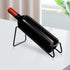 Countertop Wine Rack, 2 Pcs Metal Small Wine Bottle Holder, Tabletop Wine Storage Stand for Cabinet