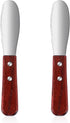 Ouligay 2 Pcs Butter Knife Spreader, Cheese Spreader Knife, Stainless Steel Straight Edge