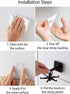 Hanging Utensil Holder Hooks, 360 Degrees Rotating Wall Mount Utensil Rack with 6 Hooks for Kitchen