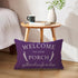 ULOVE LOVE YOURSELF 12x20,2Pack Country Porch Decor Lumbar Throw Pillow Covers Farmhouse Pillowcases Welcome to Our