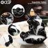 DK177 Waterfall Incense Holder, Backflow Cone Ceramic Burner with 20 Free Cones