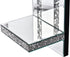 Aeveco Set 2, 4)) Crystal Crush Diamond Mirrored Candle Sconces, Silver Wall Candle Holder of Wall Decorations