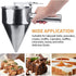 MyLifeUNIT Stainless Steel Pancake Batter Dispenser, Funnel Dispenser with Stand for Baking