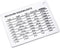 Magnetic Kitchen Baking Conversion Chart, Stainless Steel Refrigerator Magnet for Cups, Tablespoons, Teaspoons, Fluid Oz
