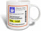 3dRose "Funny Tea Prescription" Humorous Cup Of Tea Joke Medicine Mug, 11 oz