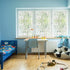 Finnez Frosted Window Film Non-Adhesive, Frosting Privacy Film for Glass Windows, Self Static-Cling Decorative