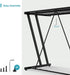 Mehoom Computer Desk: Modern Simple Design Study Desk for Home Office, Small Space, 35.4" Black Corner Desk