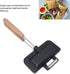 Double Sided Sandwich Panini Maker Pan, Ridge Monkey Cooking Pans for Baking and Crimp Sealing
