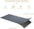 Yancorp Ultra Thin Door Mat, 16"x26" Indoor Entrance Rug, Low Profile Non-Slip Washable Bath Mat (Gray)