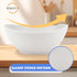 Wheat Straw Bowls Set of 2 - Unbreakable Salad Bowls, Plastic Dishwasher & Microwave Safe, Sturdy Kitchen Bowls for