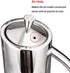 IMEEA Olive Oil Dispenser, SUS304 Stainless Steel No Drip Oil Can, 24oz/700ml Vinegar Container