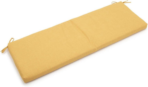 Blazing Needles Indoor/Outdoor Bench Cushion, 1 Count, Lemon