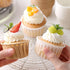 200 PCS Standard Size Cupcake Liners, Greaseproof Muffin Wrappers, Paper Holders for Parties and Bakery Gifts