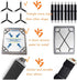 Sheet Straps Clip Triangle: 2-Set Elastic Fitted Bedding Sheet Fasteners Holder for Bed Band Crib Mattress Pad