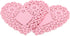 Hygloss Heart Doilies - 100 Pcs - 6-Inch Pink Paper Heart Shaped Doilies for Valentine Crafts