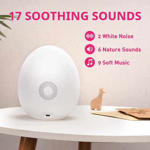 BUTTING Kids Alarm Clock, Toddler Sleep Training Clock with Sun & Moon, Sound Machine, Night Light, Ok to Wake Alarm