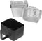 Grill Grease Cup Catcher with 10-Pack Aluminum Drip Pans Liners for Pit