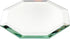 Plymor 4" Octagon Beveled Glass Mirror, 5mm Thick, Pack of 6