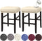 HFCNMY Stool Covers Rectangle, Stretch Waterproof PU Rectangle Bar Stool Covers Vanity Stool