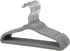 ManGotree 15 Pack Non-Slip Baby Velvet Clothes Hanger, Kids Coat Hanger with Swivel Hook (Grey)