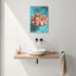 Lunavix 16X24 Funny Cat Bathroom Canvas Wall Art Kitten Ocean Wall Decor Kitten Swim Painting Print Picture Artwork