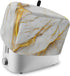 Marble Gold Grey 4 Slice Toaster Cover, Small Appliance Dustproof, Fingerprint Protectors, Machine Washable