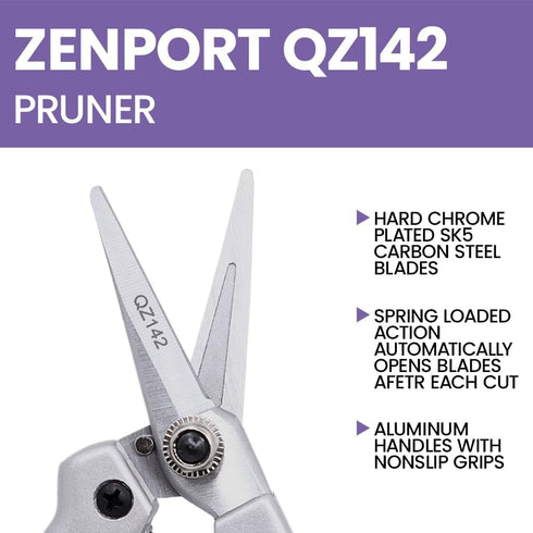 Zenport QZ142 Trimmer Shear, Black, 1