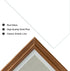 5x7 2 4x6 5x7 Double Hinged Picture Frame, Folding Photo Frame, Walnut-colored Pine Wood with Real Glass, Display