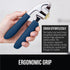 Set, GORILLA GRIP Garlic Press and Peel Heavy Duty Mincer Tool, Large Ergonomic Handle, Easily Mince and Crush Garlics