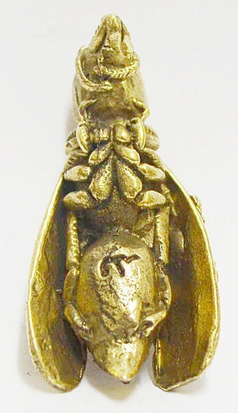 WitnyStore Tiny 1½" Buddhist Wasp Amulet, Symbol of Wealth and Prosperity, Miniature Collectible