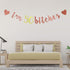 I'm 50 Bitches Banner, Funny 50th Birthday Party Decor, Women's 50th Birthday Decorations (Rose Gold)