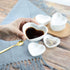 Heart-shaped Multipurpose Ceramic Sauce Dish - Seasoning Dishes Sushi Dipping Bowl Appetizer Plates (Set of 4)