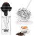 SHANGSKY Milk Frother Handheld with Stand, Battery Operated Coffee Frother for Cappuccino, Latte, Hot Chocolate, 17 oz