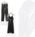 Framendino 20 Pack 23.63" X 60" Disposable Dry Cleaning Plastic Bags for Hanging Clothes