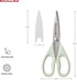 KitchenAid All Purpose Kitchen Shears with Protective Sheath for Everyday use, Dishwasher Safe Stainless Steel Scissors with Comfort Grip, 8.72-Inch, Pistachio by KitchenAid