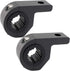 Motorcycle Mounting Bracket 2Pcs, 0.75" 1" 1.25" Horizontal Bull Bar Mounting Bracket for Driving Fog Lights, Universal